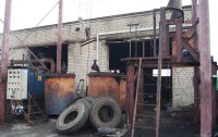 Preparation of rubber for loading into the crucible for recycling in the pyrolysis unit Pirotex