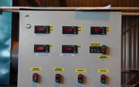 Pirotex pyrolysis plant control panel